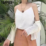 Sale Summer Women Tank Top Buttons Sexy Poleras Mujer Women Base Tops Tanks