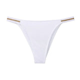 Women Luxury Sexy Panties Low-waist Underwear Thong Female G String Breathable Lingerie Temptation Solid Color