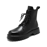 Zingj Martin Boots Male Autumn And Winter Long Tube Overalls Net Red High Street Soft Leather British Yuppie Male Boots
