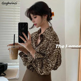 Shirts Women Loose Retro Autumn Long Sleeve Trendy Ladies Blouses All-match Streetwear Female Chic Tops New Fashion