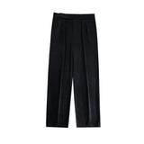 Straight Suit Trousers For Men In Spring And Autumn Korean Version Of Trendy Broad-Legged Trousers High Street Style Ins Leisure