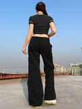 Straight Leg Pocket Cargo Pants- Outfit