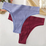 Seamless High Waisted Thongs Woman Sexy Women's Panties Comfortable Briefs Intimates Sexy Lingerie T-Back Pantys