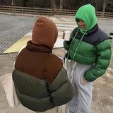 Warm Thick Demi-season Women's Winter Coats Puffer Down Jacket For Women Parkas Cotton Female Clothing Green Winter