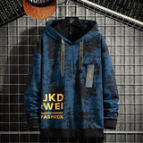 New Men's Hoodie Spring and Summer Hip-Hop Japanese Streetwear Text Hoodie Men Patchwork Sweatshirt Men Drop