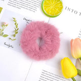 Inches New Winter Women Plush Scrunchie Girls Elastic Hair Bands Ponytail Holder Hair Rope Ties Headwear Hair