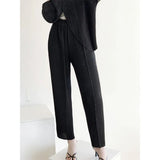 Folded 2025 New Fish Scale Pants Show Thin Set Of Leisure Pants Tight Waist Multi-Color Temperament Lazy