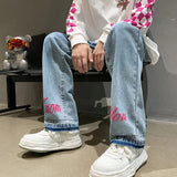 Womens Boyfriend Baggy Jeans Men White Denim Trouser Korean Streetwear Straight Casual Jean Pants Vintage Femme Fashion
