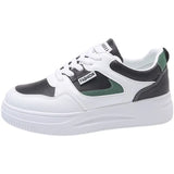 Small White Shoes Women 2025 Spring And Autumn New Trend Of Thick-Soled Shoes Korean Plate Tagonal Tagonal Student Women's