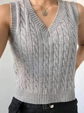 Twist Sweater Vest- Outfit