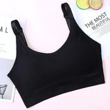 Bra Push Up Bras For Women Solid Lingerie Cotton Bralette Soft Bra Seamless Brassiere Wireless Comfort Underwear