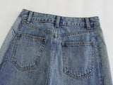 2023 Jeans For Women Mid-Rise Denim Trousers Women Streetwear Y2k Pants Woman Fashion Asymmetric Frayed Hem Summer