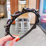 Alice Pearls Elegant Hairbands Men Women Sports Headband Double Bangs Hairstyle Make Up Hairpins Fashion Hair