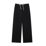 New Double Waistband Wide-Legged Pants Casual Pants