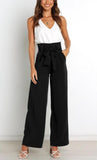 Dress Casual Fashion Wide Leg Bow