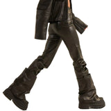 Sales Of Retro Thick-Bottomed Knight Boots Women's 2025 New Autumn Slim Height Trouser Tube Fashion