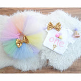One Year Baby Girl Dress Unicorn Party Girls Tutu Dress Toddler Kids Clothes Baby 1st Birthday Outfits infantil