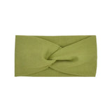Cute Solid Color Baby Headband For Girls Cotton Twisted Knotted Turban Elastic Hair band Children Headwrap Hair
