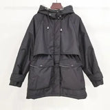 Large Natural Fox Fur Hooded Winter Jacket Women 90% White Duck Down Thick Parkas Warm Sash Tie Up Snow