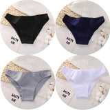 Women Cotton Panties Sexy Low Waist Female Underpants Solid Elasticity Comfortable Underwear Women Panty Lingerie