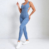 Zingj Adjustable Shoulder Strap Yoga Dance Belly Peach Hip Sports Stretch Tight Suit-Outfit