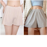 Shorts Safety Pants Women's Anti-empty Leggings Thin Home Shorts Without Curling Ice Silk Breathable Women