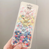 Grosgrain Ribbon Unicorn Printed Bowknot Hair Clips For Cute Girls Handmade Barrettes Hairpins Kids Hair