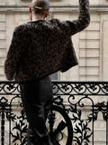 Leopard Printed Short Cardigan- Outfit