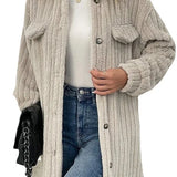 Trendy Glamorous Fur Lapel Plush