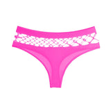 New Women's Underwear Panties Sexy High Elastic Thong Middle-waist Hollow Out Breathable Comfortable Fashion