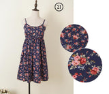 Women Summer Cotton Flower Dress Beach Dress Short Vintage Dresses Mori Girls Wear vestido de verao