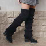 Zingj Hair Long Pile Socks Female Fashion Casual Y2K Knit Pile Socks Cover
