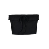 Zingj Trendy Women's Dress Sexy Flanging Tie Short Style Small Wipes + Waist Lift Hip Slimming Shorts Two