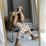 Polka Dot Midi Skirt- Outfit