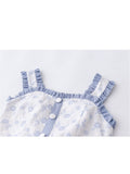 Bow Crop Tops 2022 Summer Camisole Fashion Vintage Casual Female Print Tank Top Sexy Sleeveless Off Shoulder Kawaii