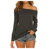 Elegant Style Off-shoulder Casual Women Sexy