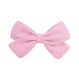 Piece 3.6inches Cute Solid Bowknots Hair Clips For Baby Girls Safty Boutique Hairpins Barrettes Headwear Kids Hair