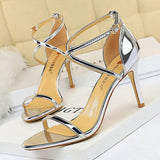 Shoes Buckle Strap High Heels 2022 New Women Heels Sandals Stiletto 11cm Sexy Heels Party Shoes Women Pumps Ladies