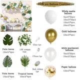 Silver Macaron Birthday Balloon Garland Arch Kit Party Foil Metal Balon Weding Baby Shower Birthday Party Decor Kids Adults