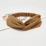 Headband Cross Top Knot Elastic Hair Bands Soft Solid Color Girls Hairband Hair Accessories Twisted Knotted