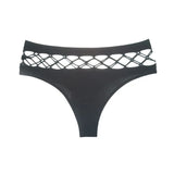 New Women's Underwear Panties Sexy High Elastic Thong Middle-waist Hollow Out Breathable Comfortable Fashion