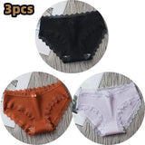 Cotton Panties Women Comfortable Underwears Sexy Middle-Waisted Underpants Female Lingerie Big Size Ladies
