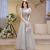 Evening Dress Dress Female Senior Sense High-End Light Luxury Small Sentient Day Wedding Dress Adult French Fugitive Princess Graduation