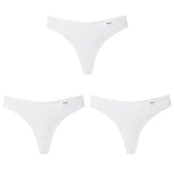 3Pcs/Lot V Waist Cotton G-String Thong Panties String Underwear Women Briefs Sexy Lingerie Pants Low-Rise Ladies