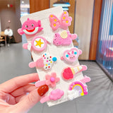New Girls Cute Silica Gel Cartoon Princess Hairpins Lovely Hair Ornament Barrettes Hair Clips Fashion Hair