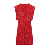 Women's Explosion Design Design Slender Sleeveless Slender Shoulder Slid