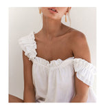 Cotton Women Pajama Robe Sets Casual Ruffles Tops + Shorts Woman 2 Pieces Sets Nightgown Sleepwear