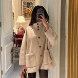 2025 New Design Collar Tie With Double Buckle Short Wind Coat