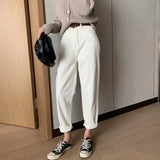 White Jeans For Women High Waist Harem Mom Jeans Spring 20210 New Jeans Denim