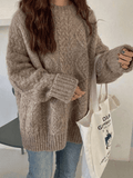 Cable Knit Jumper Sweater- Outfit